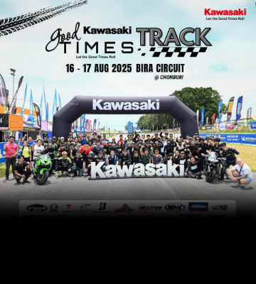 รวมภาพกิจกรรม Kawasaki Good Times Track @พีระเซอร์กิต ชลบุรี
