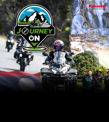 รวมภาพกิจกรรม KAWASAKI Journey On @ Laos