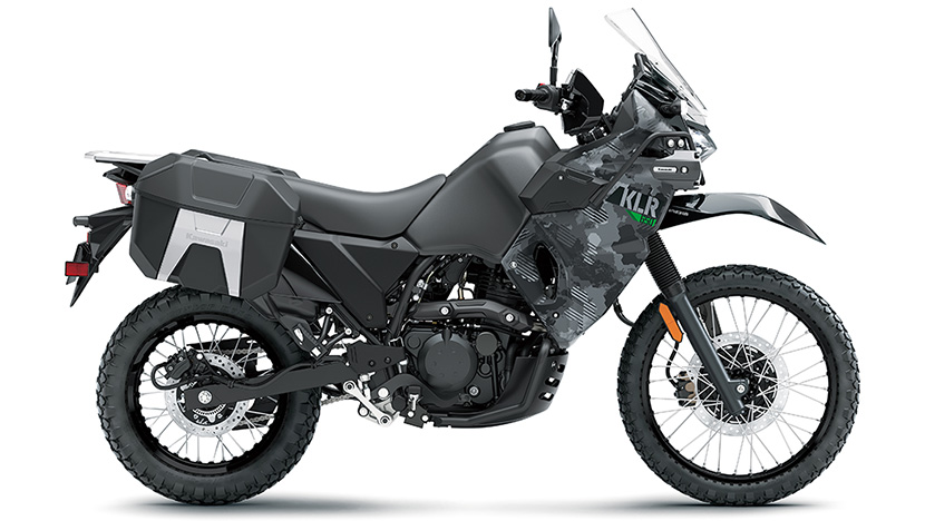 KLR650 ADVENTURE (Non ABS) : Cypher Camo Gray (Adventure) (Non ABS) (2023)