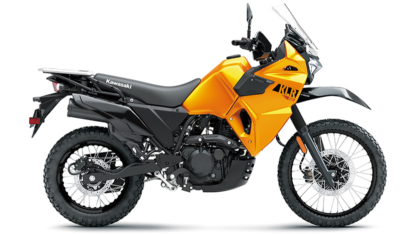 KLR650 (Non ABS) : Pearl Solar Yellow (Non ABS) (2023)