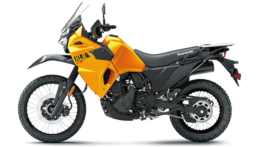 KLR650 (Non ABS) : Pearl Solar Yellow (Non ABS) (2023)