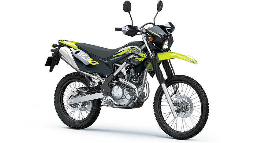 KLX230 / KLX230 (ABS SE) : Ebony / Macaroon Yellow (ABS SE) (2021)