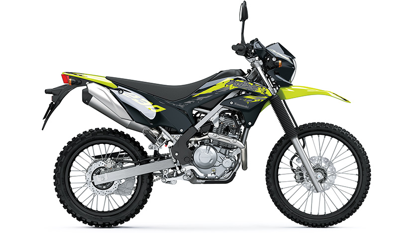 KLX230 / KLX230 (ABS SE) : Ebony / Macaroon Yellow (ABS SE) (2021)