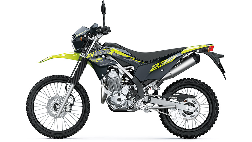 KLX230 / KLX230 (ABS SE) : Ebony / Macaroon Yellow (ABS SE) (2021)