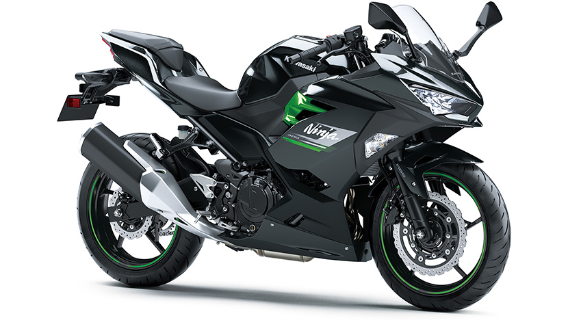 Ninja 400 : Metallic Carbon Gray / Metallic Matte Carbon Gray (2023)