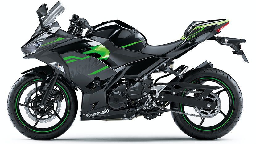 Ninja 400 SE : Metallic Spark Black / Lime Green (SE) (2020)