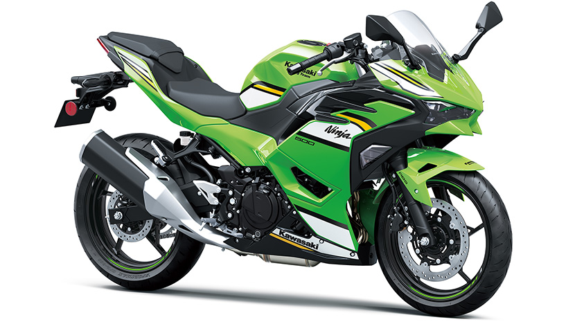 Ninja 500 SE : Lime Green / Ebony / Pearl Blizzard White