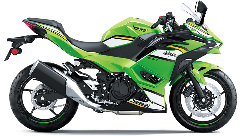 Ninja 500 SE : Lime Green / Ebony / Pearl Blizzard White