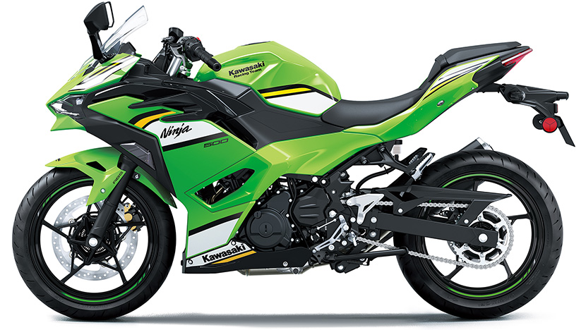 Ninja 500 SE : Lime Green / Ebony / Pearl Blizzard White