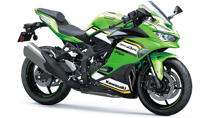 Ninja ZX-4R SE : Lime Green / Ebony / Pearl Blizzard White (SE) (2025)