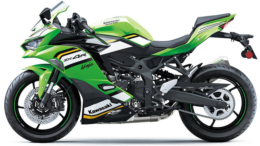 Ninja ZX-4R SE : Lime Green / Ebony / Pearl Blizzard White (SE) (2025)