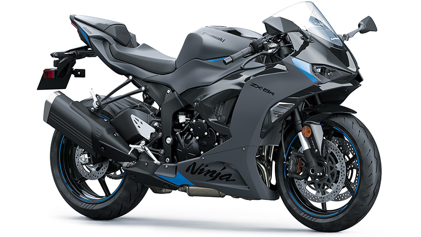 Ninja ZX-6R : Metallic Matte Dark Gray / Ebony (2025)