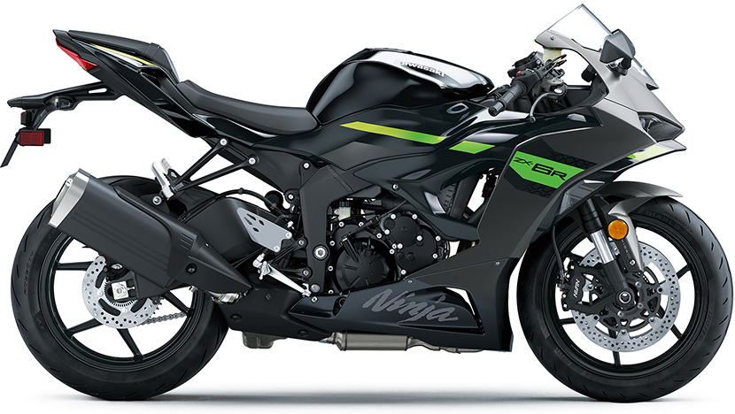 Ninja ZX-6R : Metallic Matte Graphenesteel Gray / Metallic Spark Black (2026)