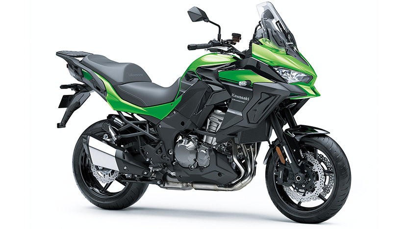 Versys 1000 (2020) : Candy Lime green / Metallic Spark Black
