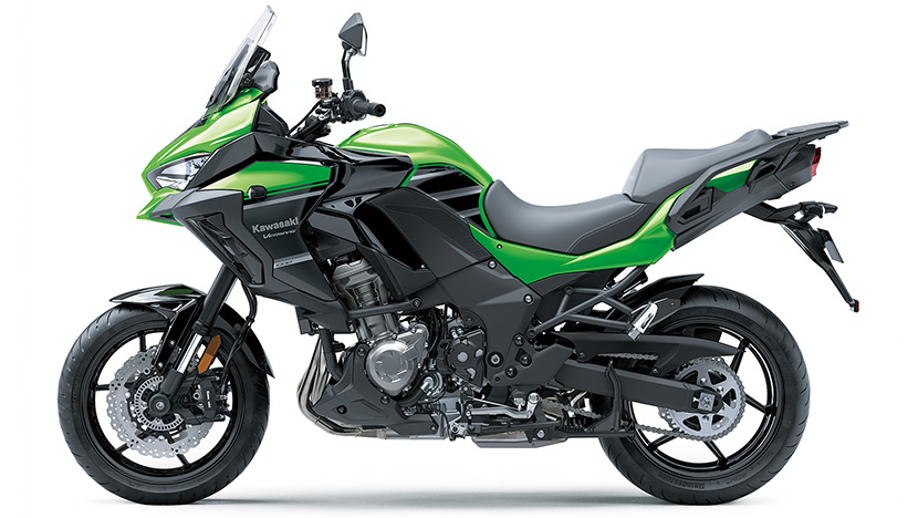 Versys 1000 (2020) : Candy Lime green / Metallic Spark Black