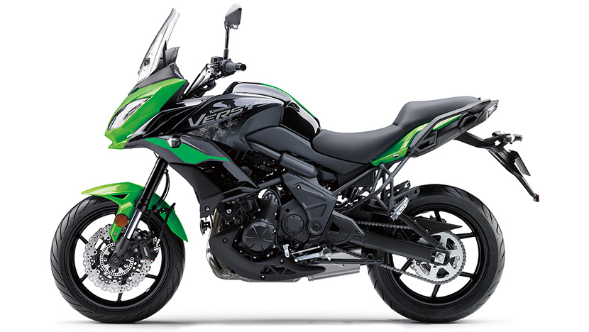 Versys 650 : Candy Lime Green / Metallic Spark Black (2021)